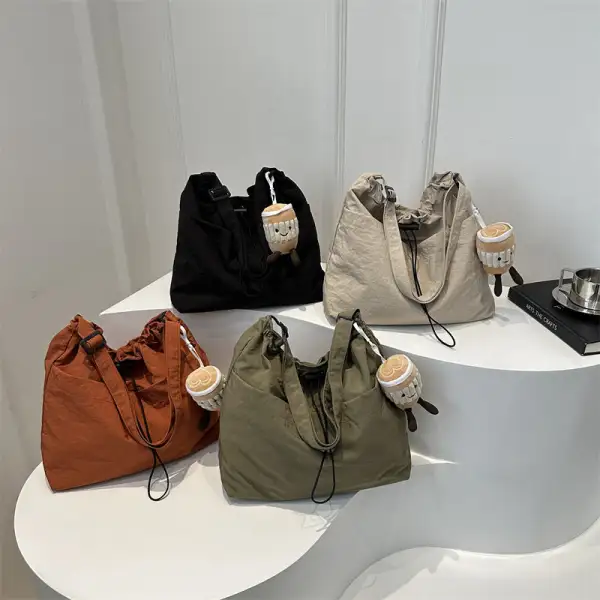 Drawstring Bucket Bag
