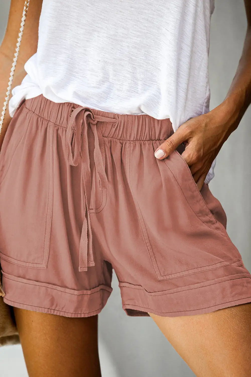 Pocketed Tencel Shorts