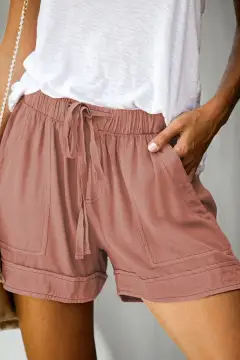 Pocketed Tencel Shorts