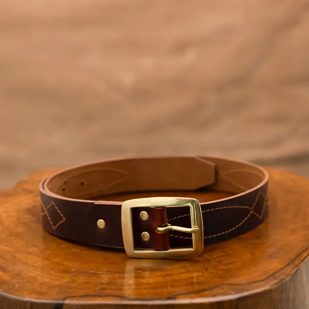 Minimal Full Grain Leather Belt
