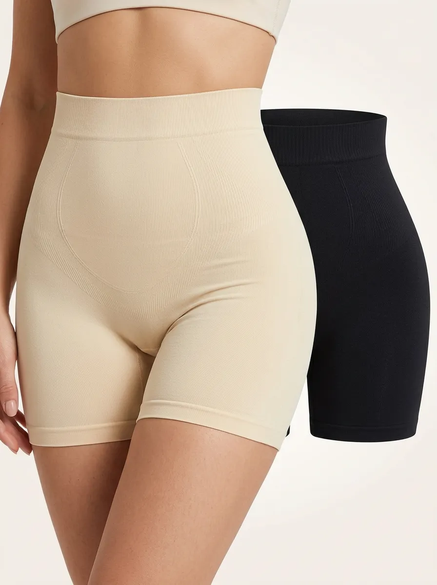 Sculpting High-Rise Two-Pack Shapewear Rompers