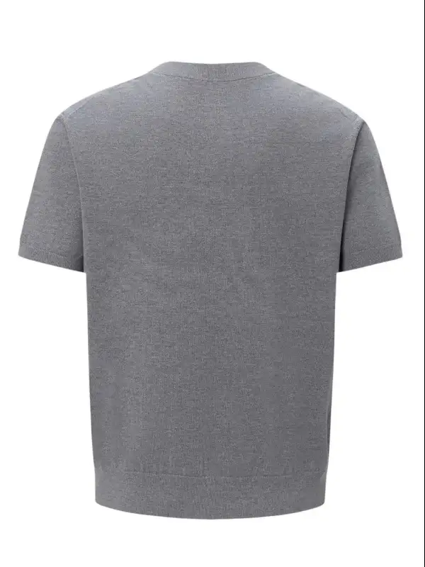 Layered Crew Neck Short Sleeve Tee