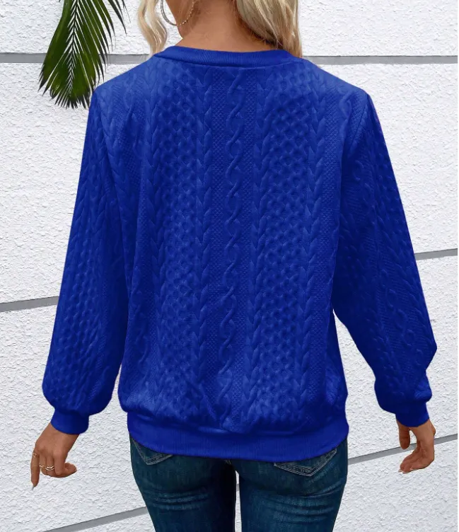 Cable Half Zip Pullover