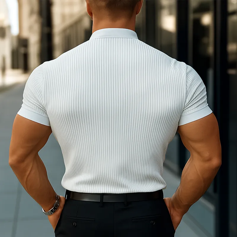 Striped Clean Cut Shirt