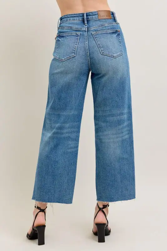 Crop Wide Leg Jeans