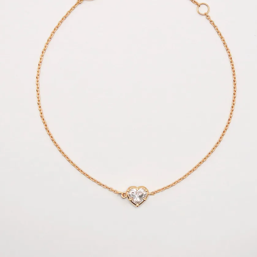 Diamond Marquise Heart Bracelet
