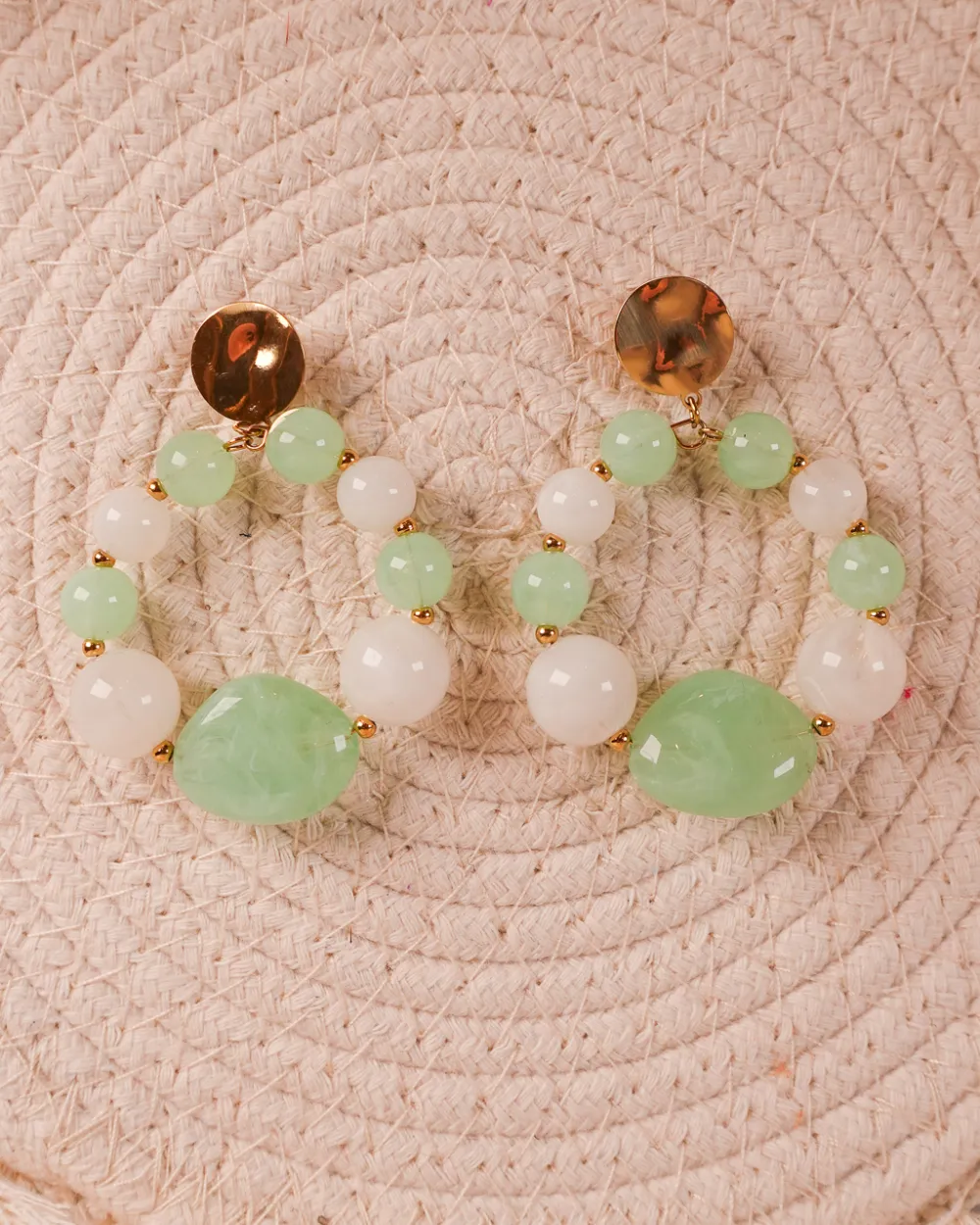 Bubble Bead Drop Earrings