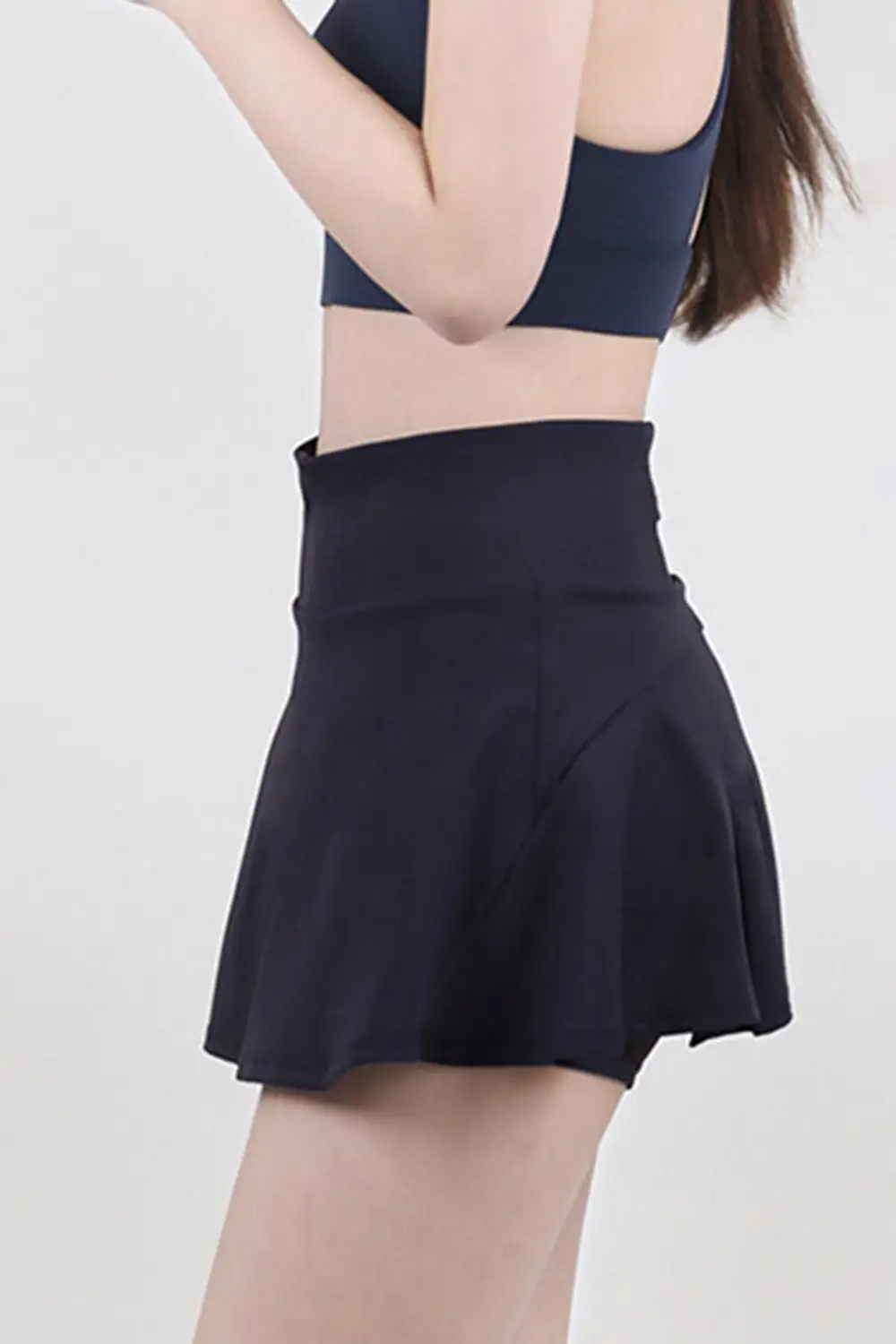 Airy Simple Pleated Skirt