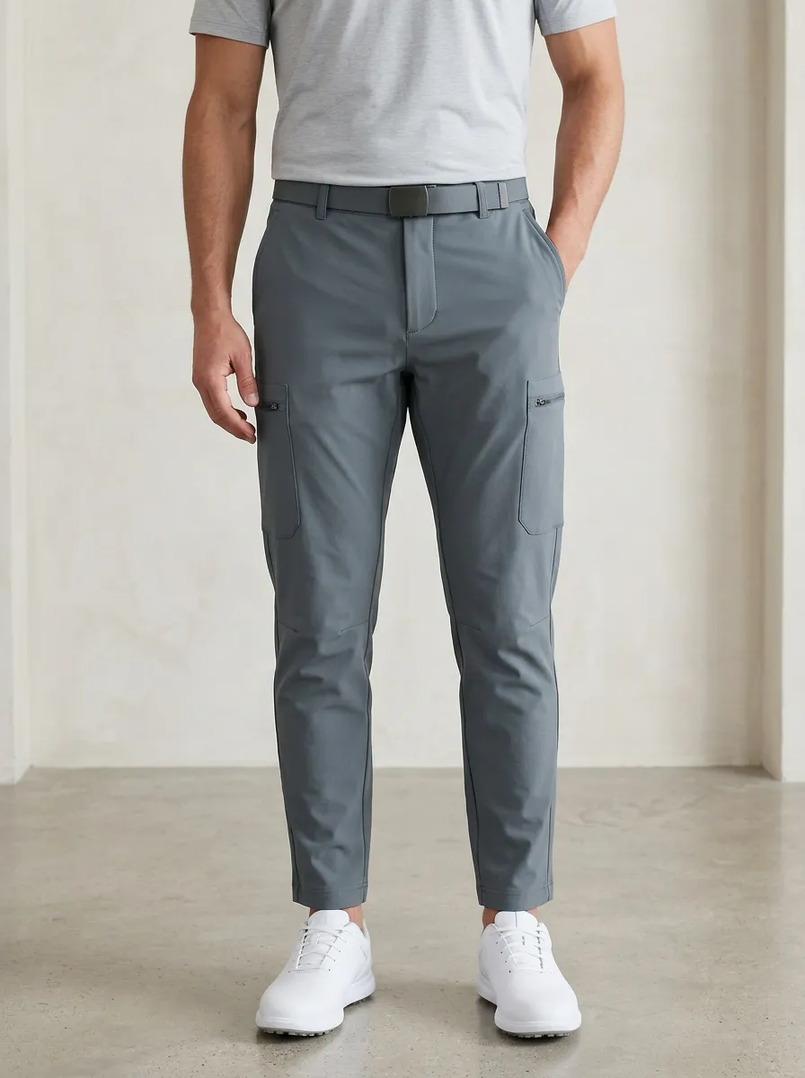 Athletic Men'S Golf Lover Cargo Printed Trousers