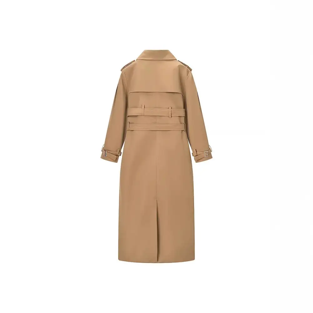 Modern Layered Trench Coat