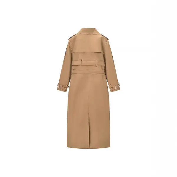 Modern Layered Trench Coat