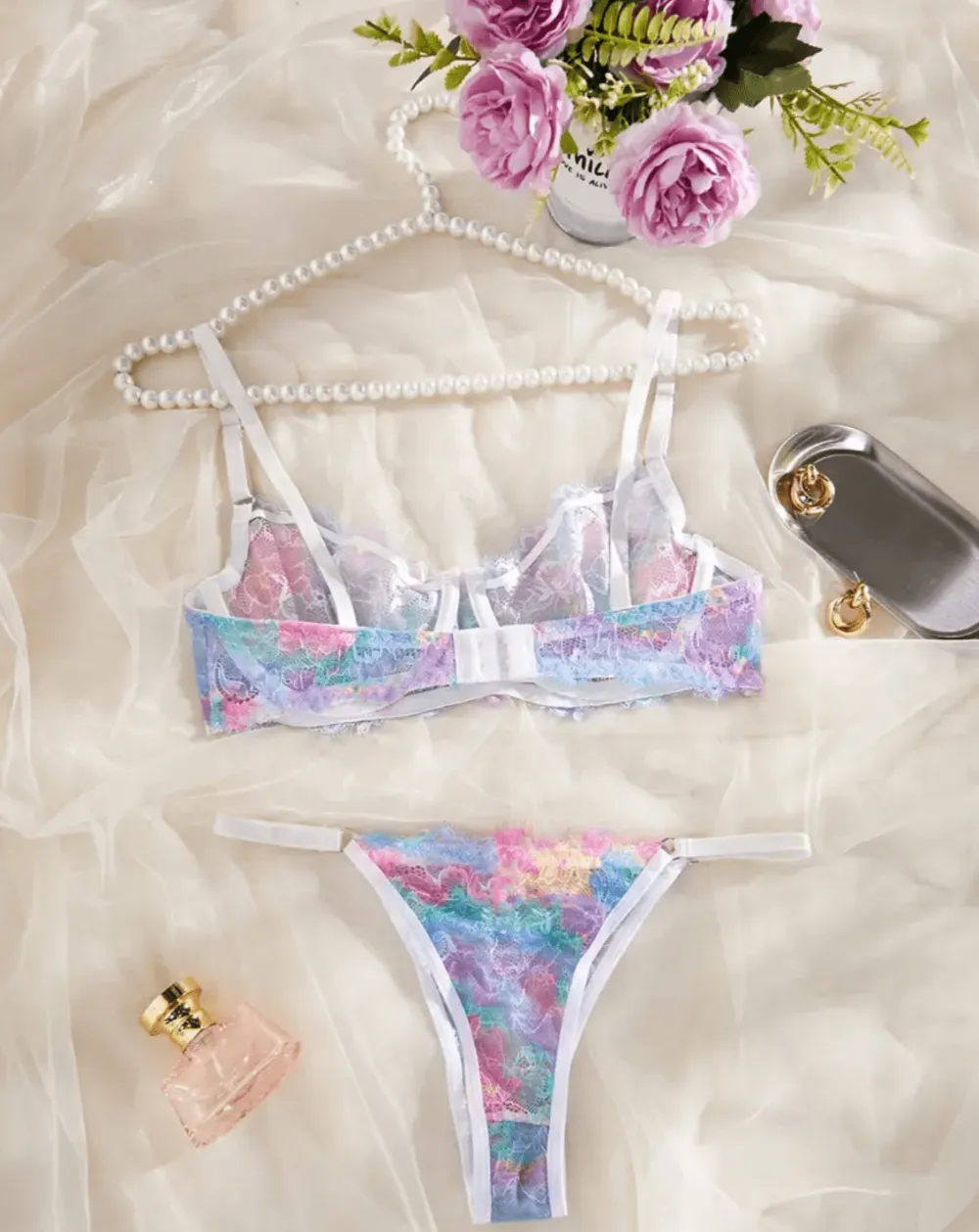Multicolor Lingerie Set