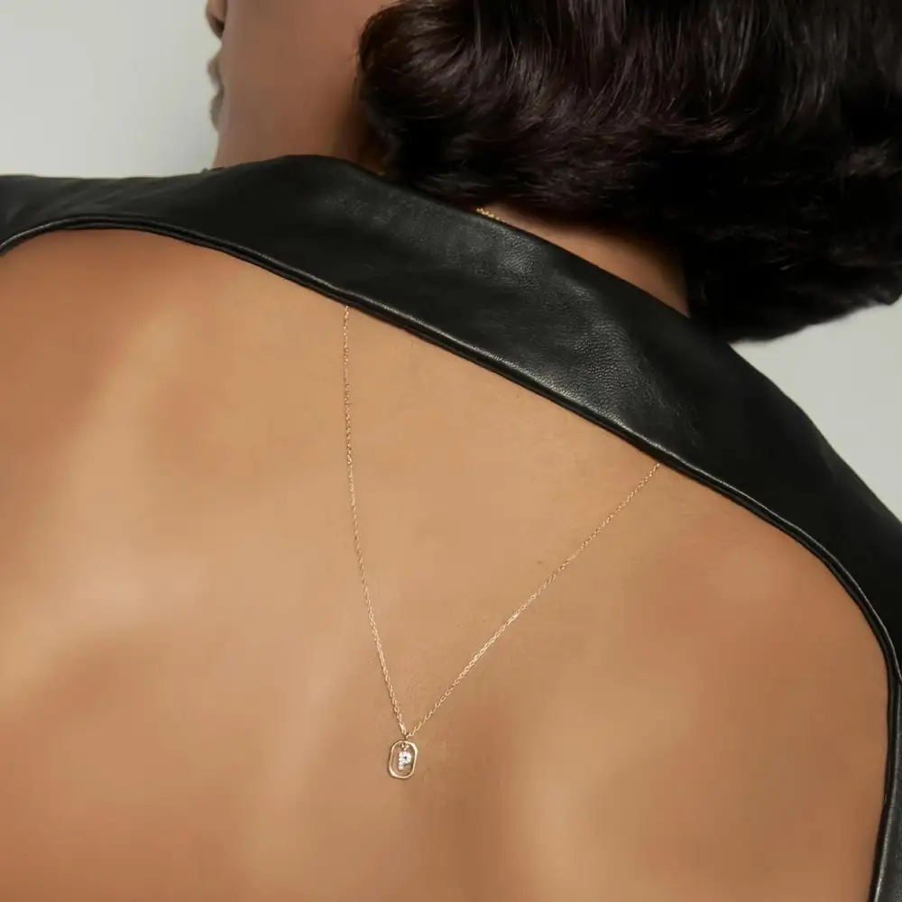 Initial Framed Necklace