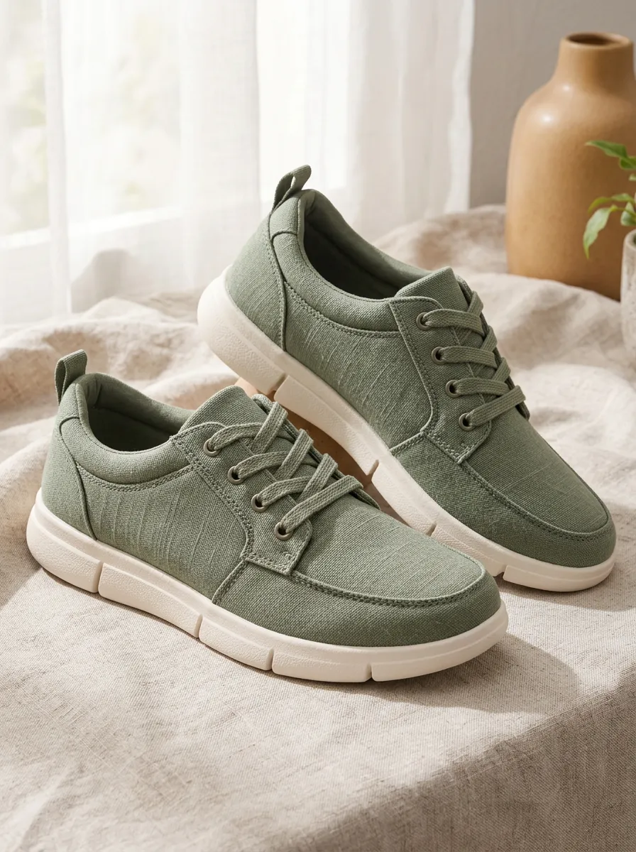 Women's Easygoing Patterned Canvas Shoes
