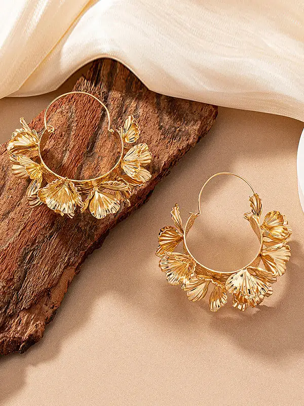 Polished Celestial Drop Earrings