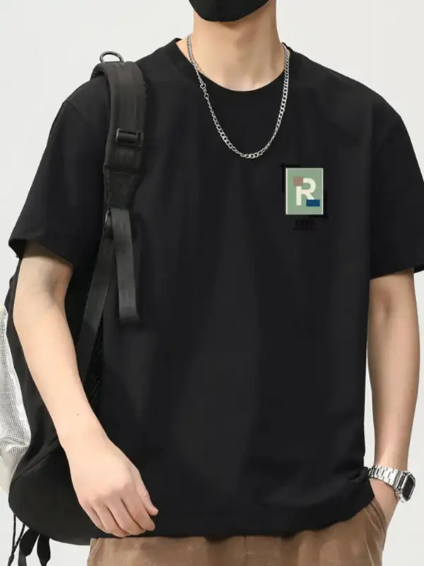 Classic Round-Neck Short-Sleeve T-Shirt
