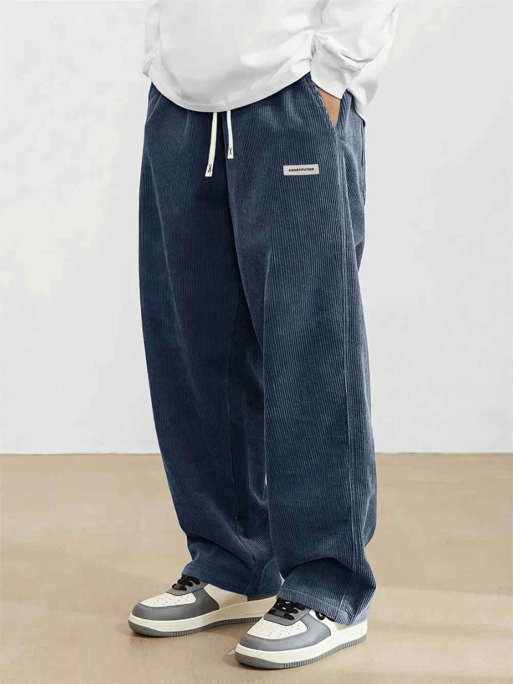 Everyday Corduroy Seamed Detail Trousers