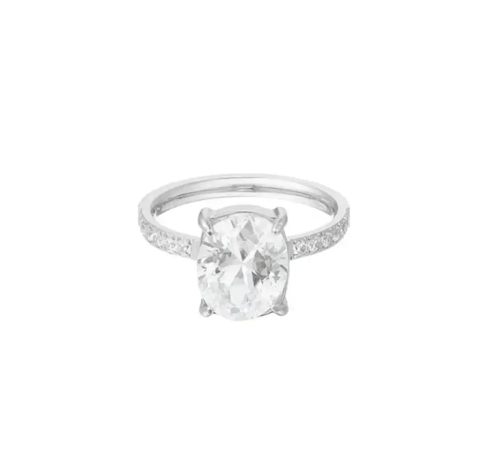 Zirconia Oval Ring