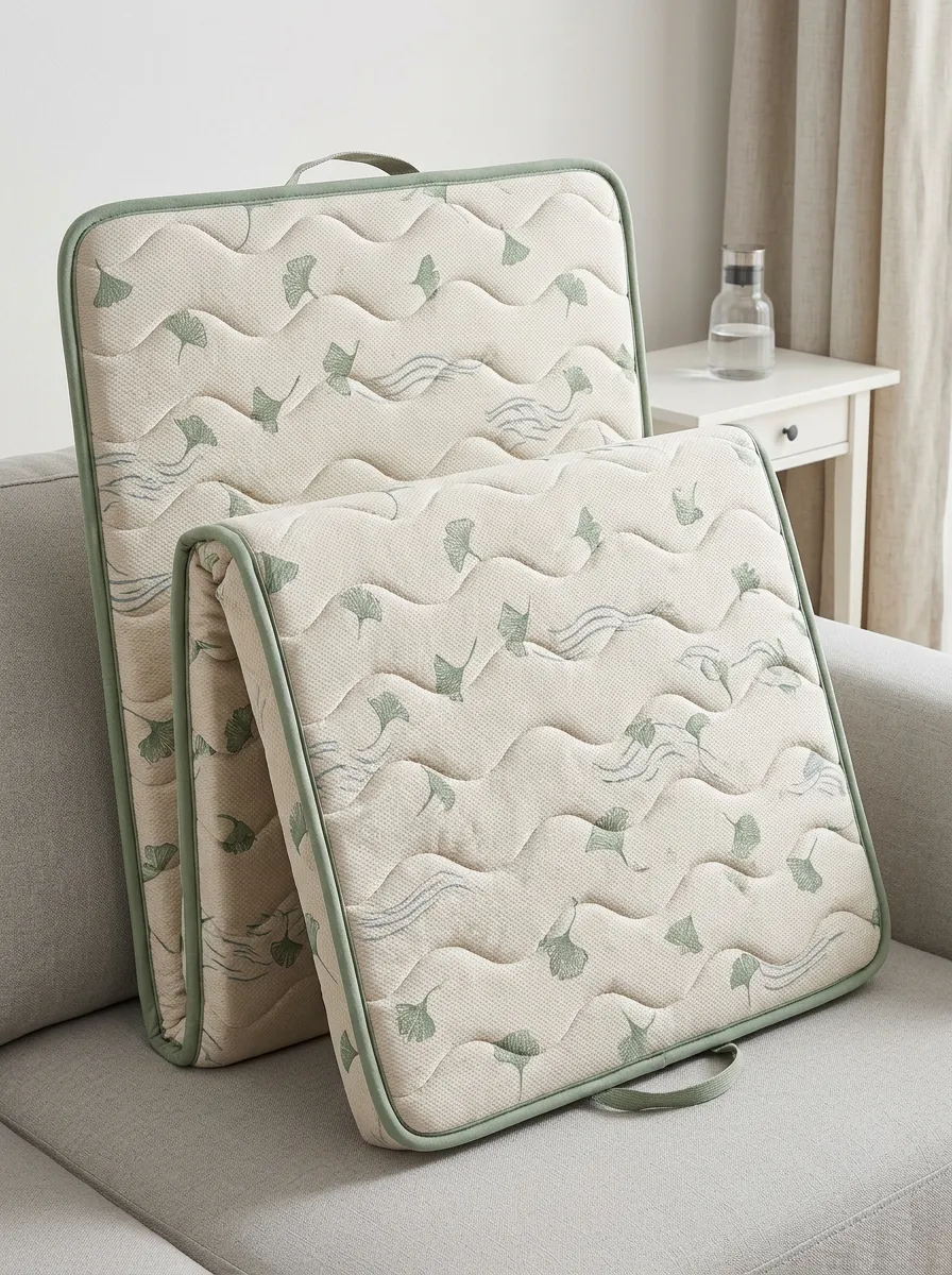 Ginkgo Leaf Nature Pattern Pattern Cooling Mat
