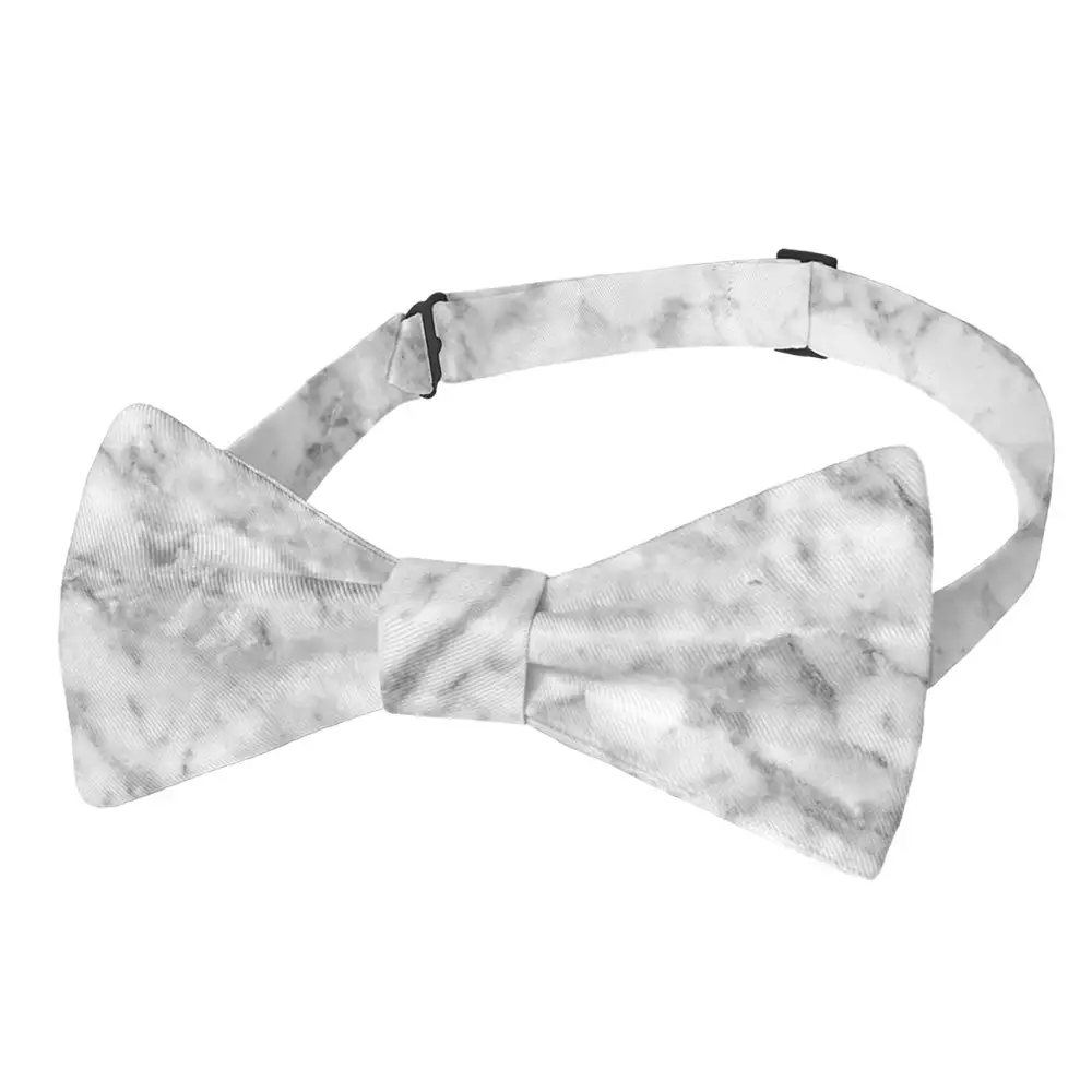 Marble Pattern Bow Tie