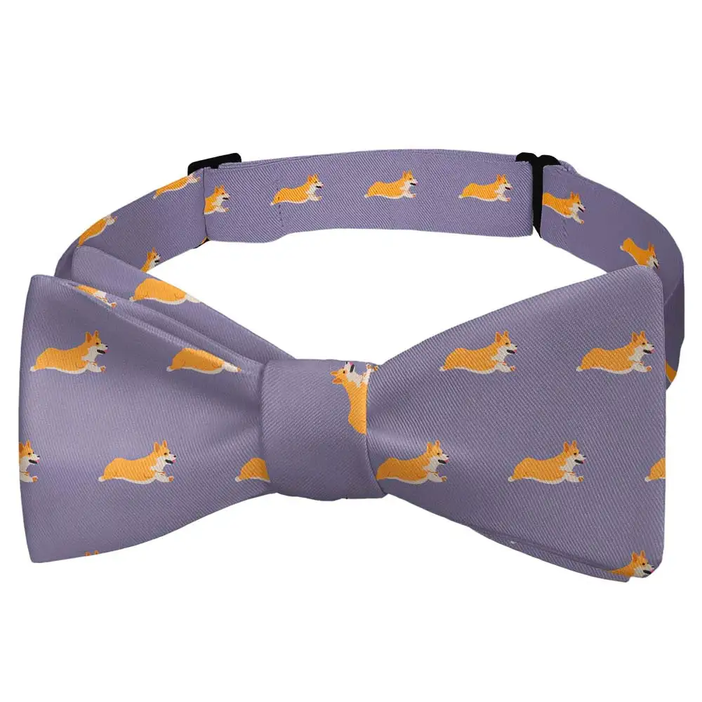 Corgi Pattern Bow Tie