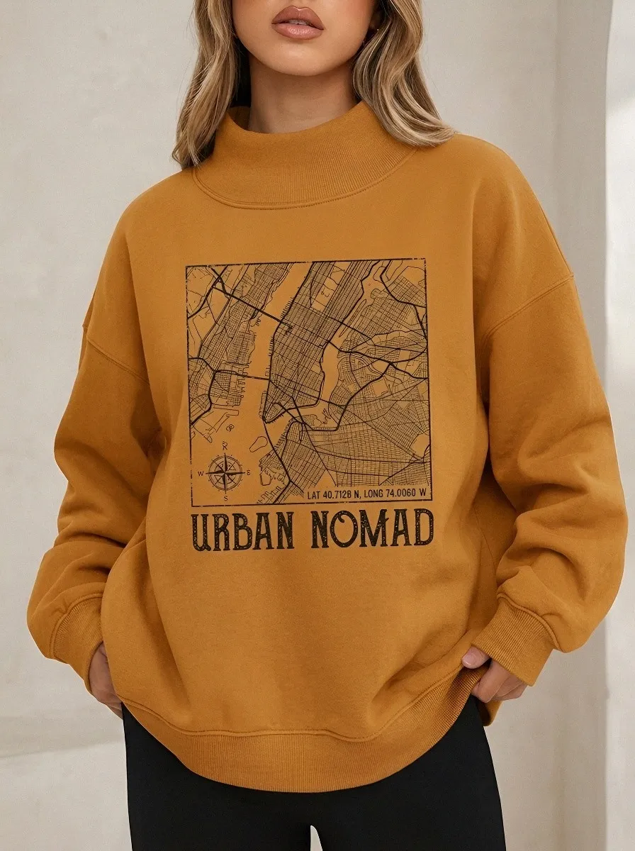 Urban Nomad York City Casual Hoodie Sweatshirt
