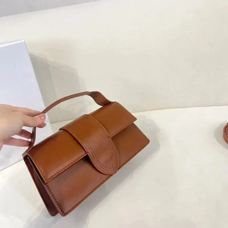 Versatile Designer: Various Handle Square Crossbody Bag