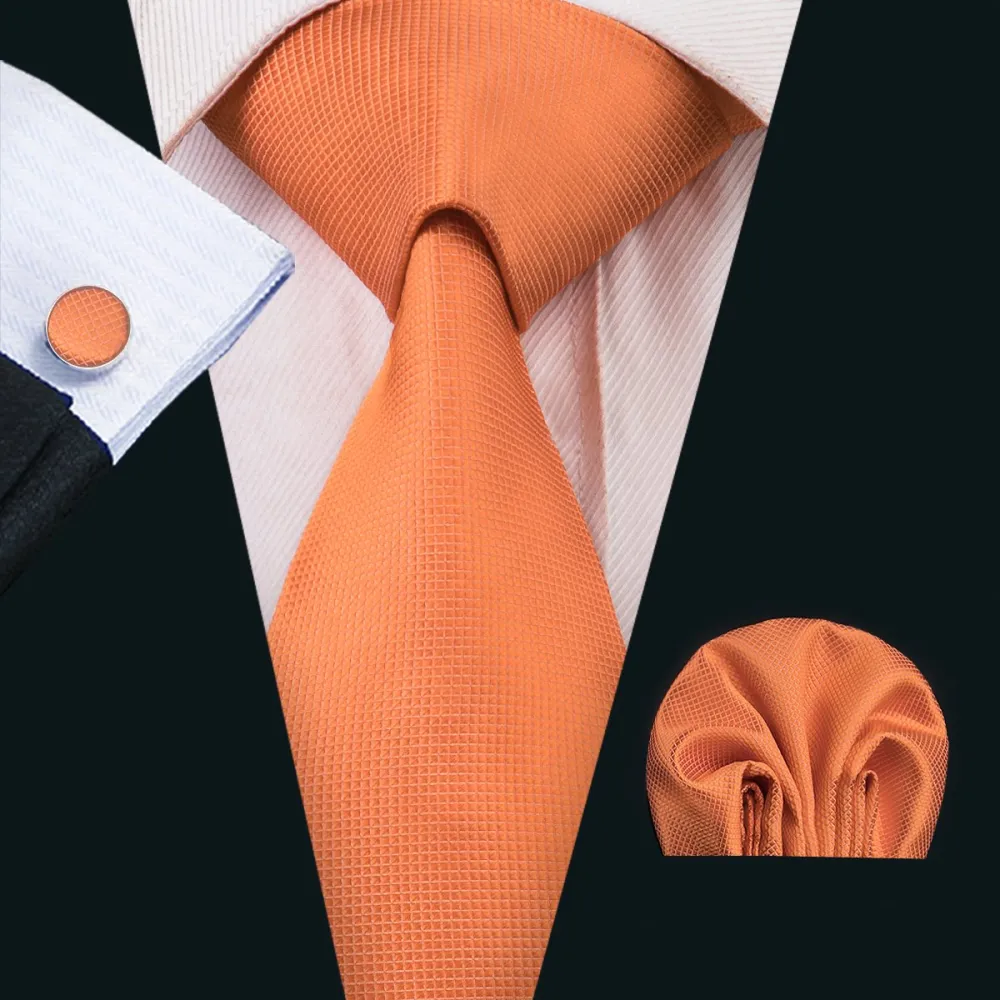 Solid Necktie Set