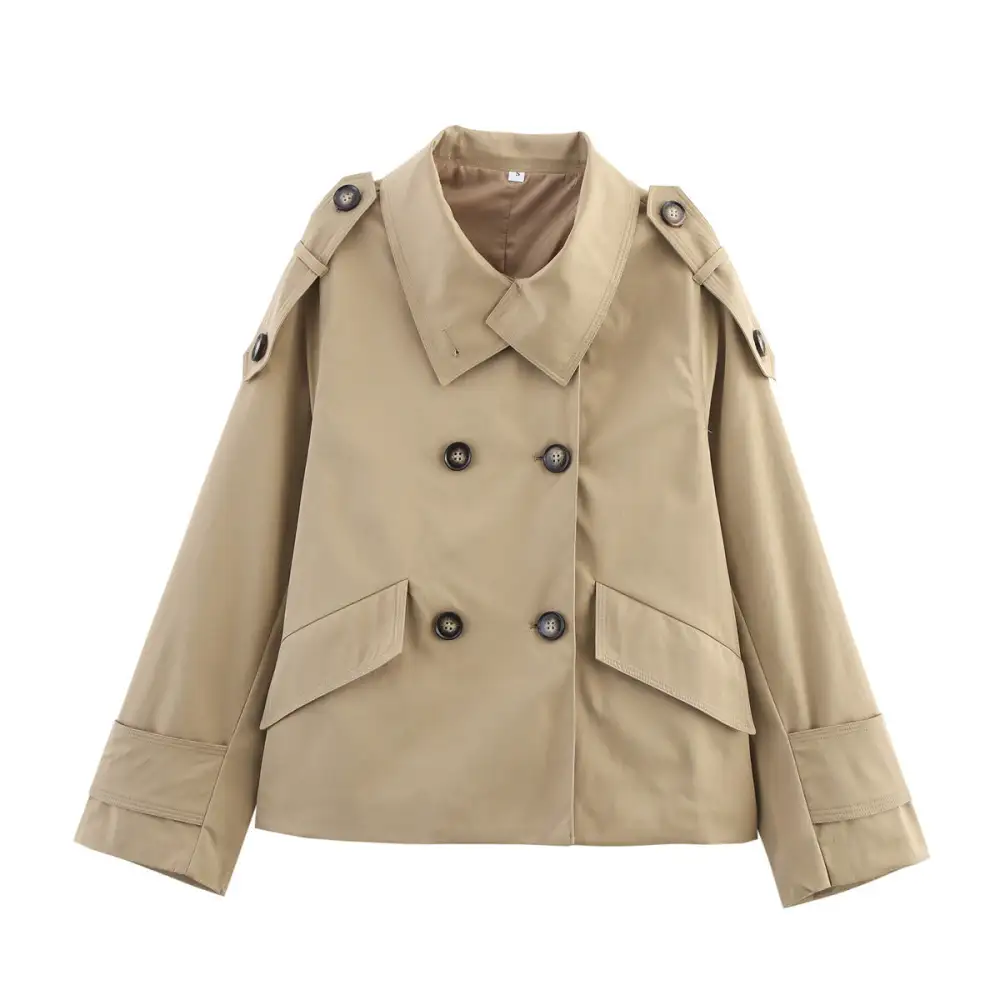Tailored Waist Tie Trench Coat