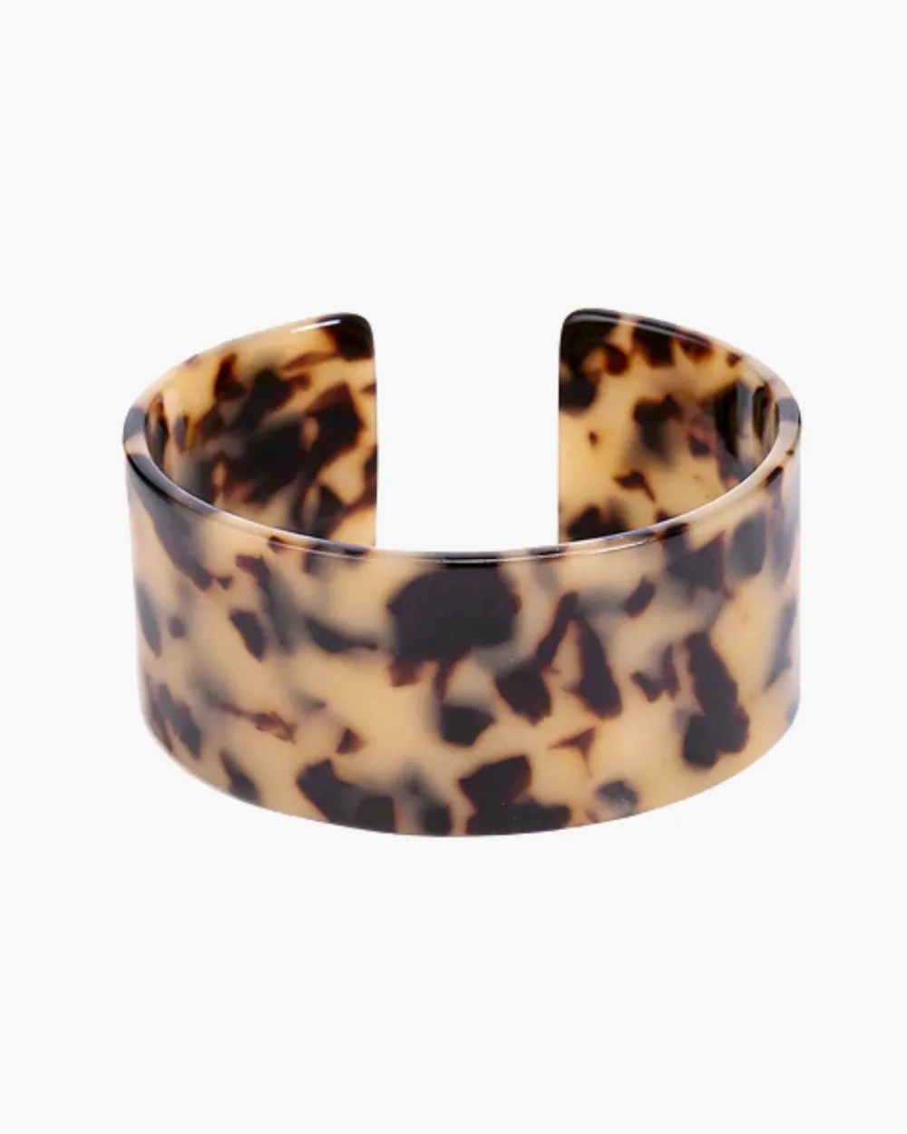 Wide Tortoise Cuff Bracelet