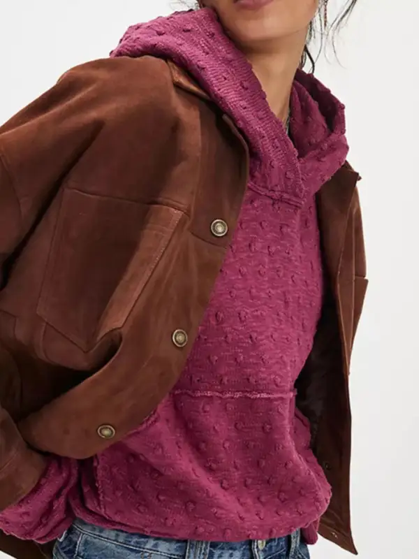 Long Sleeve Textured Sweater