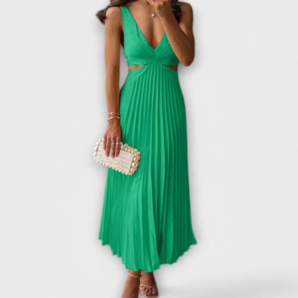 Pleated Everyday Casual Dress