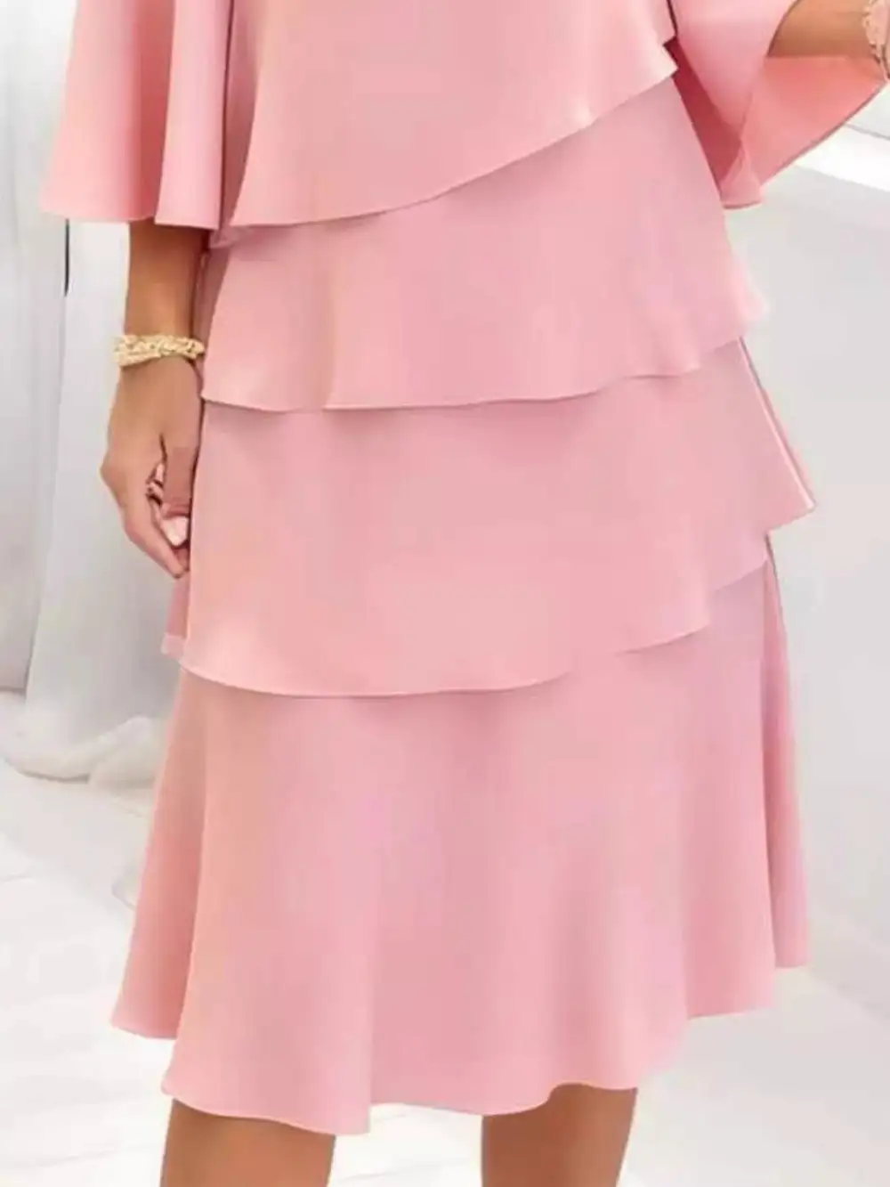 Wearable Cut Ruffle Dress