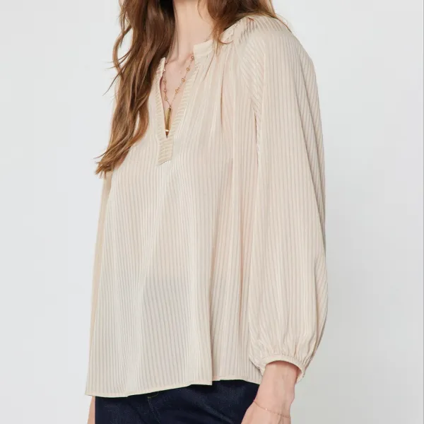Raglan Pleated Blouse