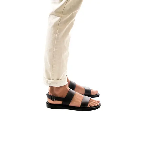 Everyday Leather Two Strap Sandals