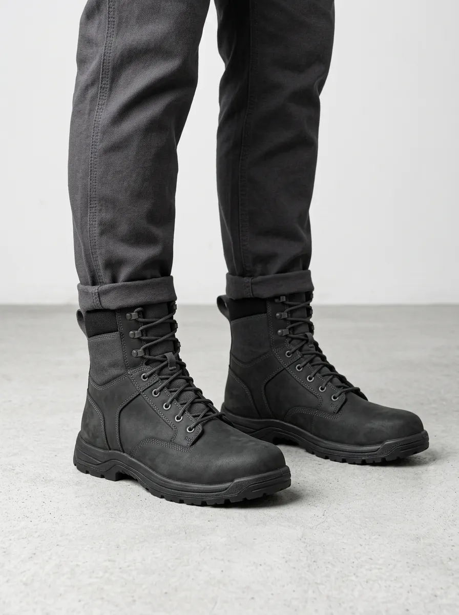 Men's Utility Tactical Matte Work Boots