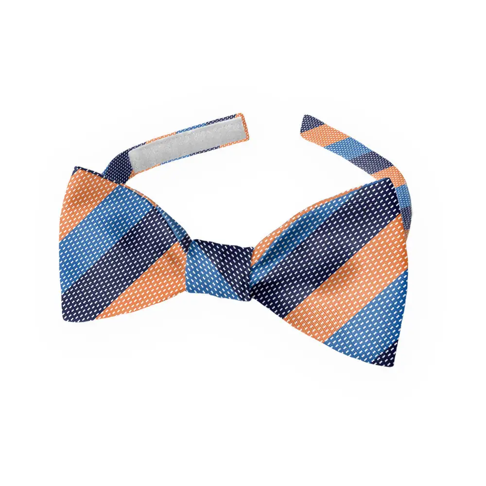 Kent Stripe Motif Bow Tie