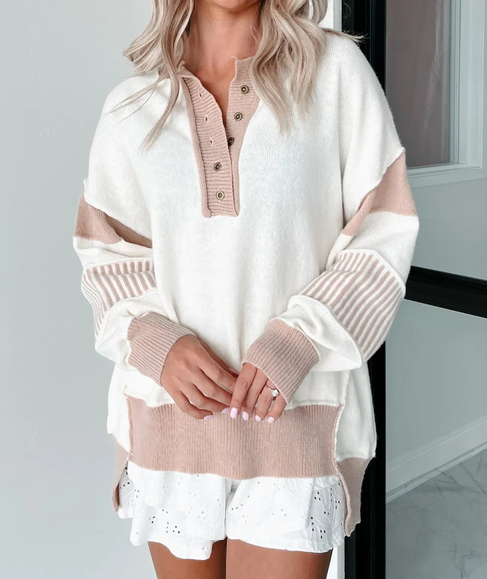 Oversized Colorblock Sweater