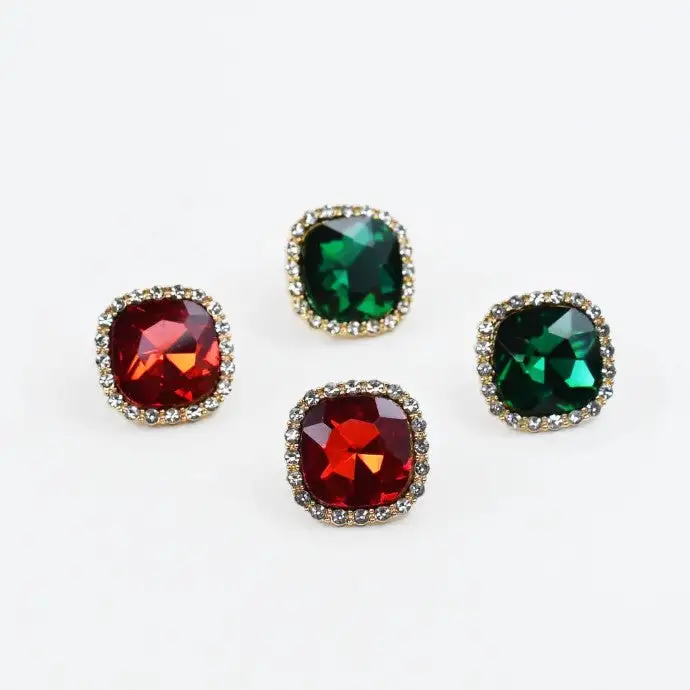 Classic Crystal Accent Stud Earrings