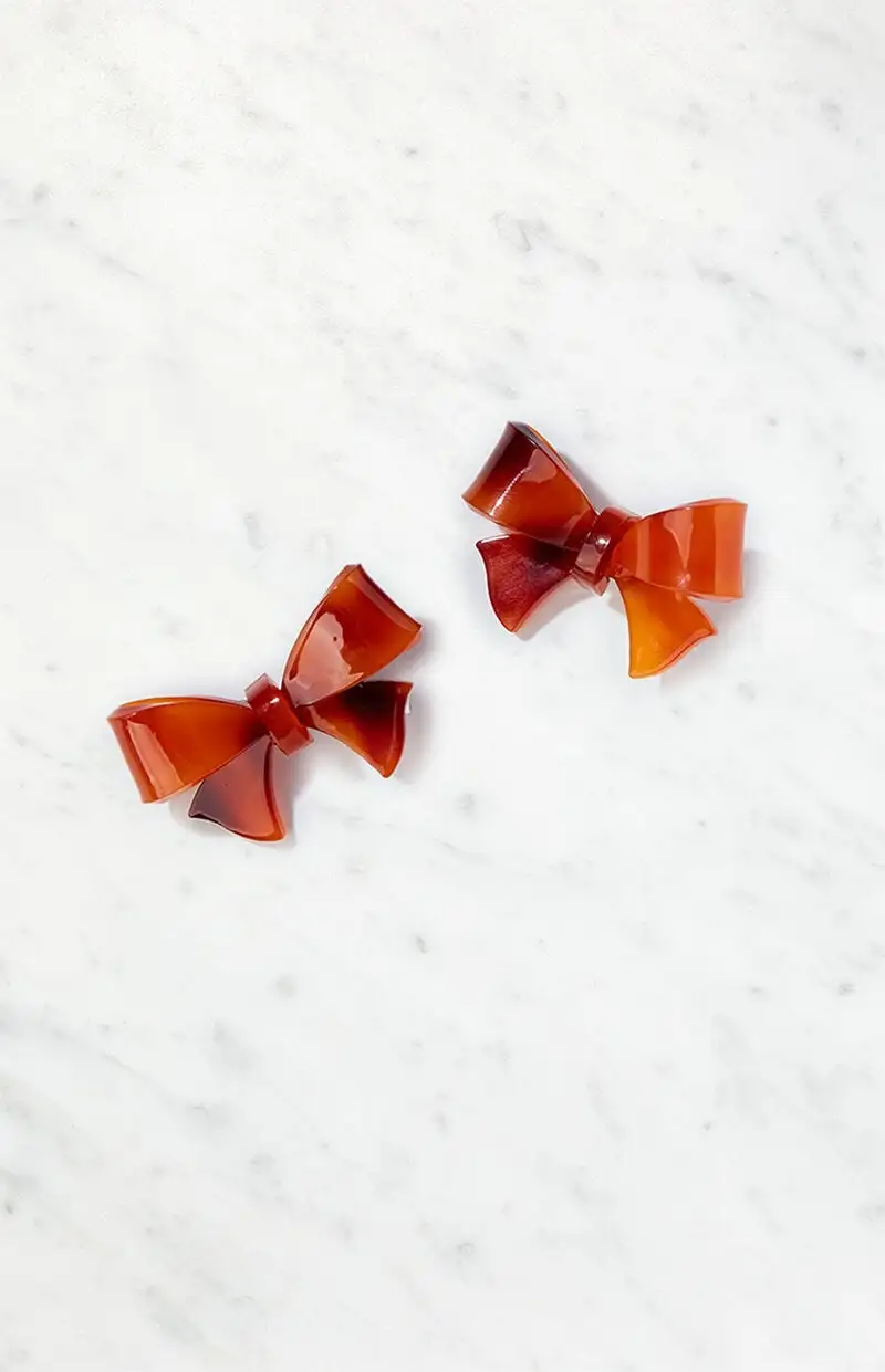 PacSun 2 Pack Acrylic Bow Clips