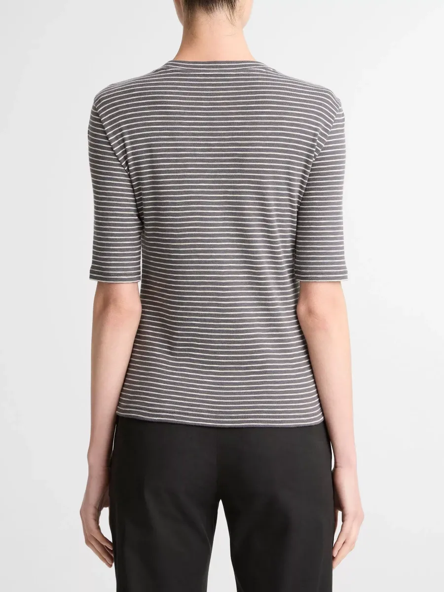 Striped Knit Tee