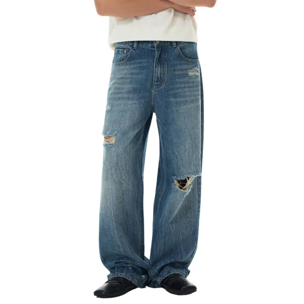 Utility Washed Denim Jeans