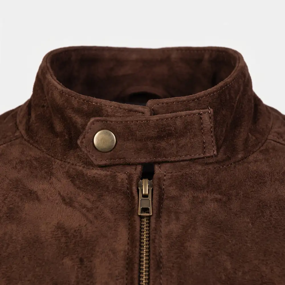 Suede Bomber Motorcycle Western Jacket