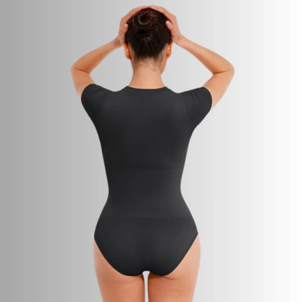 Short Sleeve Brief Shaping Bodysuit