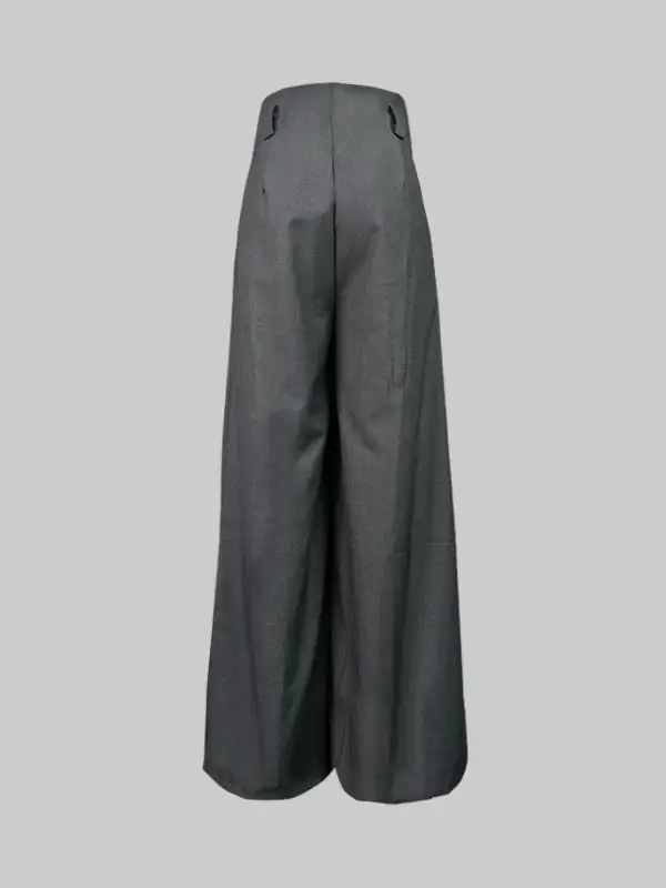 Women's High Waist Pleated Loose Fit Pants