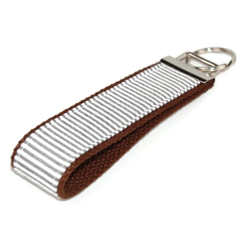 Stripe Rustic Keychain
