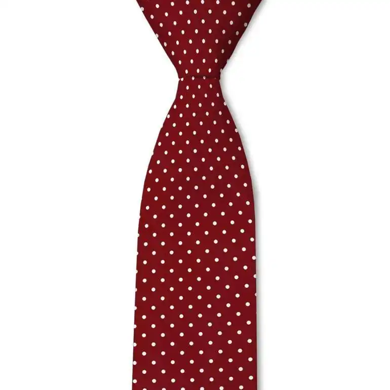 Balanced Polka Dot Pattern Necktie