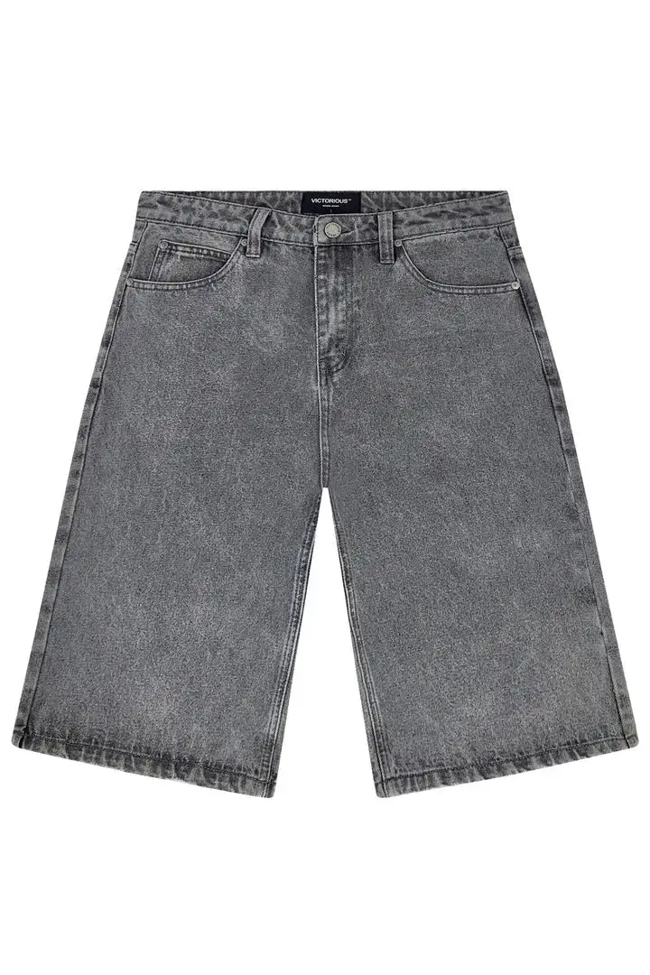 Men's Baggy Fit Denim Shorts