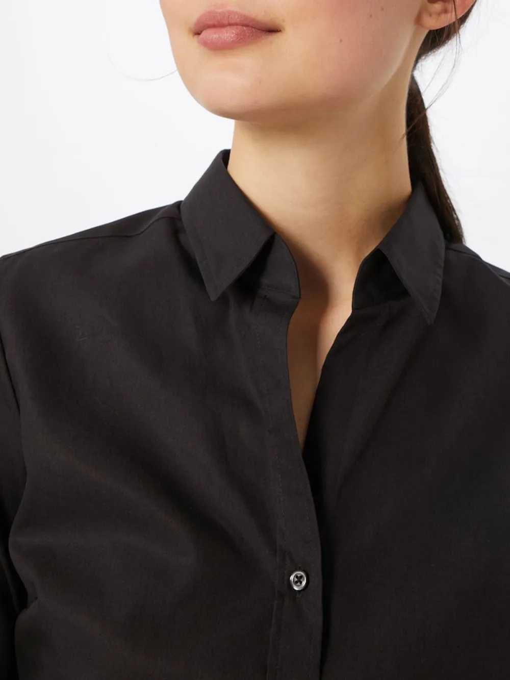 Plain Colored Long Sleeve Casual Style Blouses