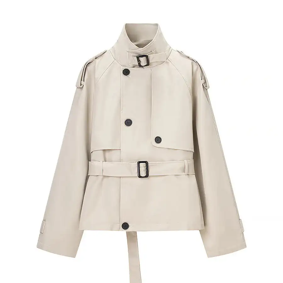 Polished Longline Trench Coat